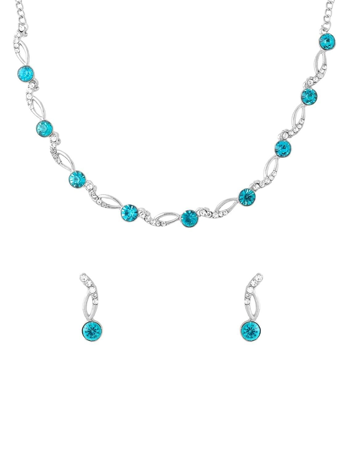 

Женский и Девичий Кристальный Свадебный Набор Украшений для Свадьбы | Свадебный Набор Украшений | Подарок на День Рождения, Юбилей для Девочек и Женщин Onesize синий