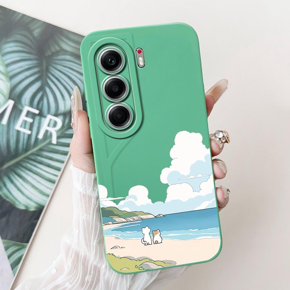 For Tecno Camon 40 Pro 5G Case CM7 Cute Cat Panda Fashion Flowers Love Back Cover For Camon 40 Pro 5G Tecno Phone Case Silicone