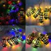 Beautiful Ramadan Eid Mubarak Lantern Led Fairy String Light With Moon Star Design
