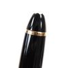 Very Good MONTBLANC Fountain Pen Meisterstck 146 White Star Black Gold 14K Mens Used