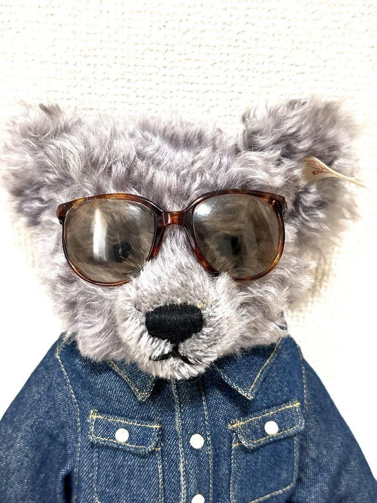 [USED] Akira Kurosawa Steiff Vintage Teddy Bear, Limited Edition of 2000, 1990s