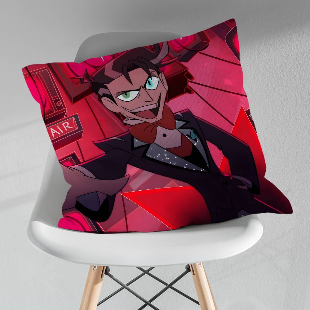 

Vincent HHazbin Hotel Pillow Case For 30x30cm45x45cm55x55cm For Home Bedroom Decoration And Protector 30x30cm
