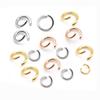 1.0x5mm To 1.0x10mm Stainless Steel Jump Rings No Tarnish DIY Jewelry Components & Findings Split Rings 1 Bag = 1000 Pieces