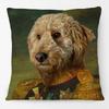 European Vintage Retro Royal Dogs Cats Pets Doodle Print Decorative Sofa Throw Pillow Case Cushion Cover