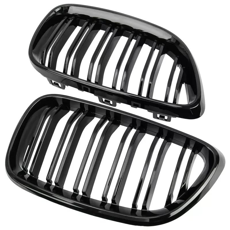 Pentru BMW Seria 2 F22 F23 F87 M2 2014-2018 Negru Lucios Grilaje Nas Dublu Bara Față Mașină Accesoriu Styling Mașină Grilaje Racing