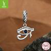 Eye Of Horus Diy Pendant Accessory With S925 Silver Bracelet Beaded