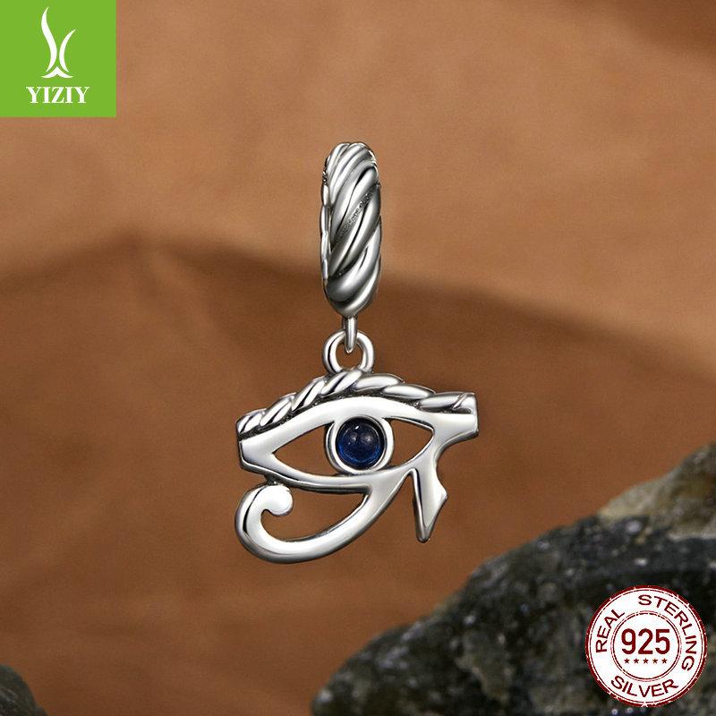 Eye Of Horus Diy Pendant Accessory With S925 Silver Bracelet Beaded