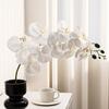 Konstgjorda Phalaenopsis-blommor 10-huvudiga stjälkar 3D-utskrift Realistiska konstgjorda orkidéer för vardagsrum, bröllopsfest, bordsdekoration