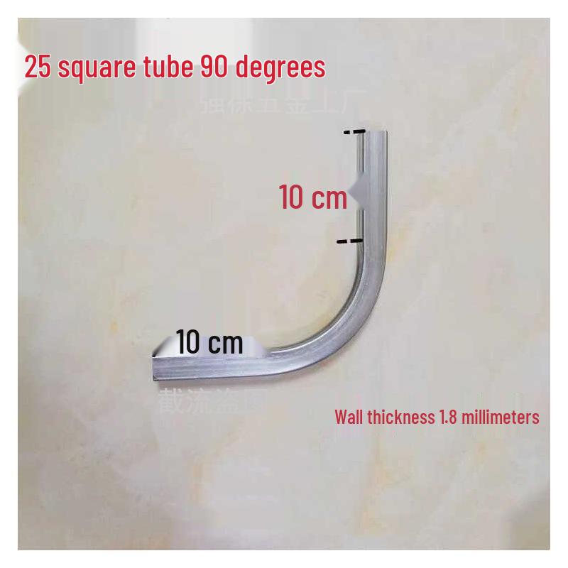 Pozinkovaný 90° kolenový držák pro čtvercovou trubku pro svařování