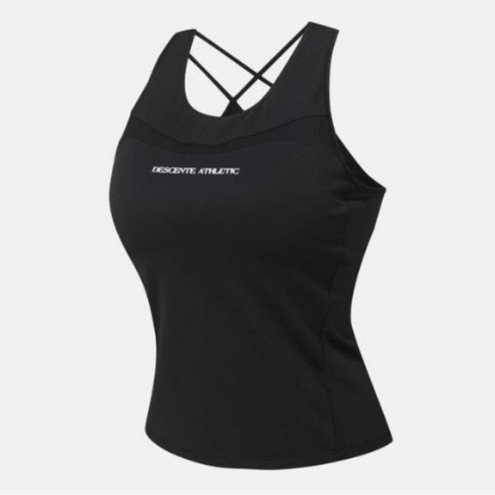 

DeScent Bra Top Cqk Sq122pbr12 Blk Women S Long Bra Top Black 85