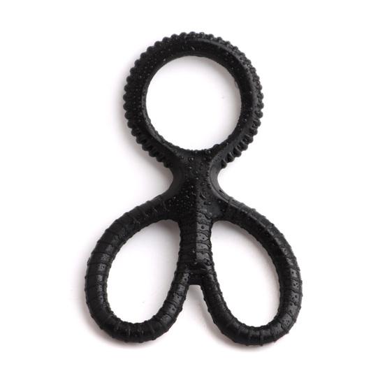 Dildo Ring Super Elastic Compact User-friendly Useful Penis Corrector Lock Ring for Sex