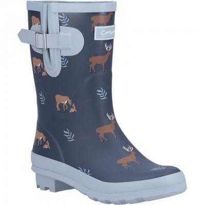 Womens/Ladies Woodland Deer Mid Cut Wellington Boots