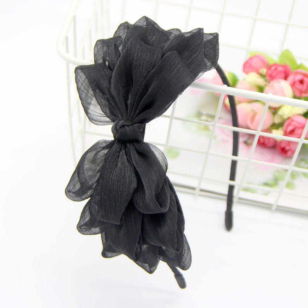 Shining Lace Big Bow Hair Band Hair Accessories Hair Hoop Head Band