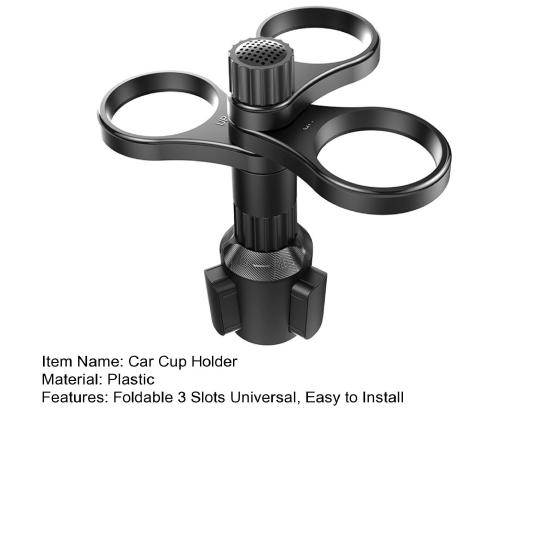 Portabottiglie Auto Multiuso Con Supporto Bicchiere – Fissaggio A Sedile O Bracciolo, Nero 21x11 Cm