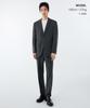 Musinsa Standard Wool Blend Relaxed Basic Blazer [Medium Grey]