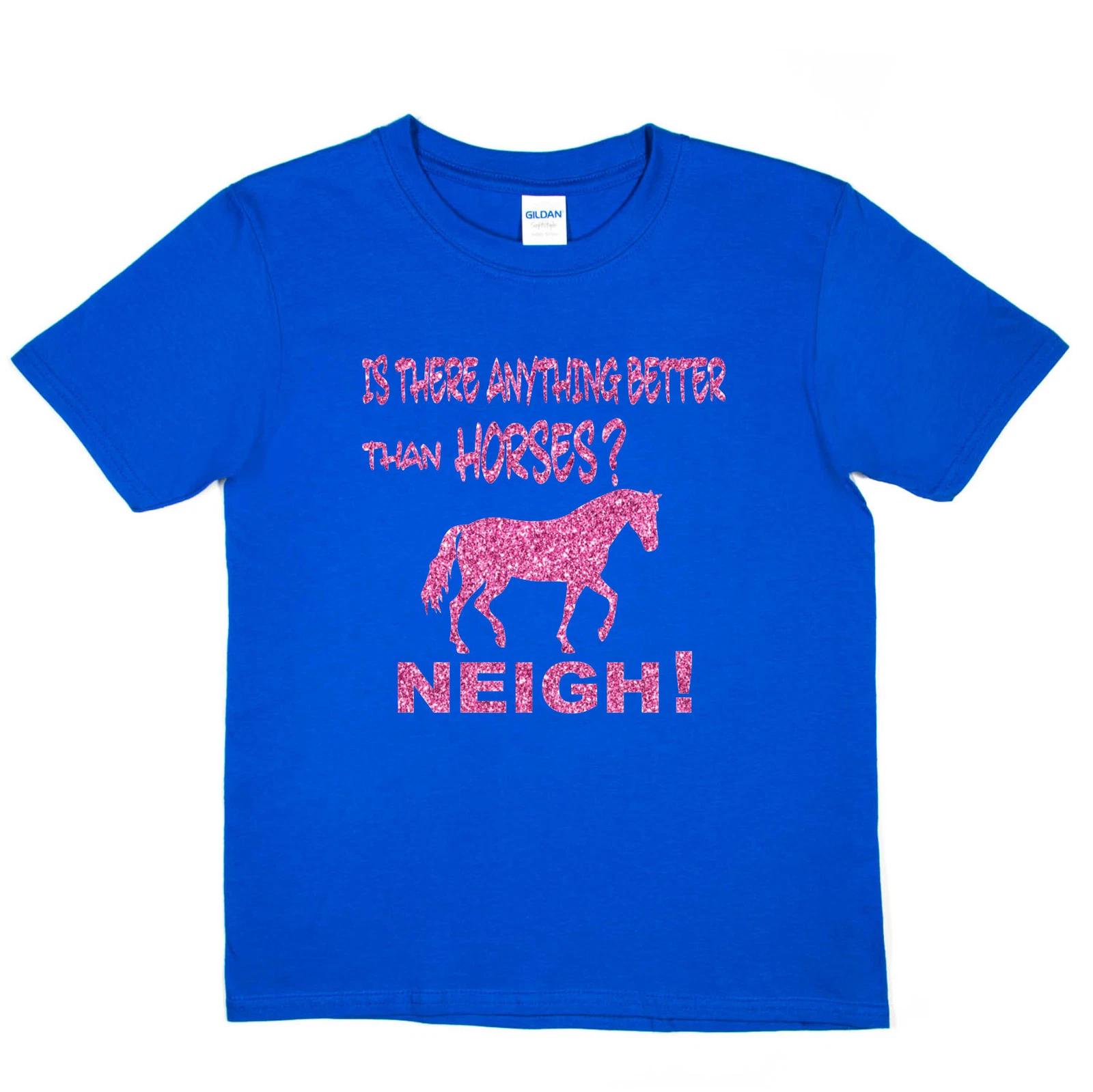 Is There Anything Better Than Horse Riding Girls Funny Kids T shirt 2XL
