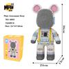46cm Kawaii Gewelddadige Beer Half Anatomie Beer Fluid Art Beer Bouwstenen Baksteen Figuur Model Mini Stenen Speelgoed voor Verjaardagscadeau