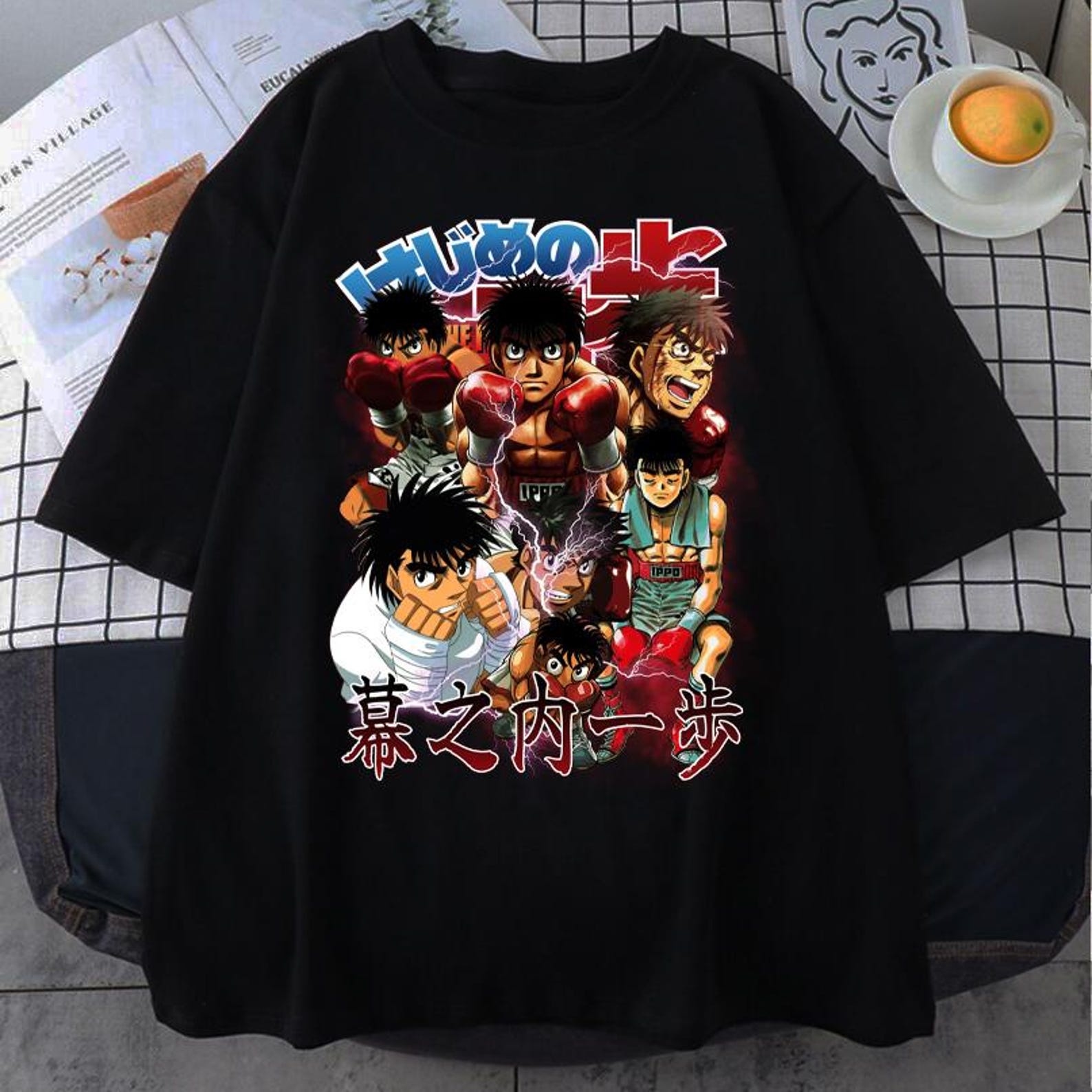 Vintage 90s Anime Graphic Tee - Retro Japanese Manga Shirt S