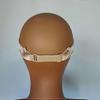 Velvet Lace Wig Grip Band with Silicone NonSlip Strips, Adjustable Headband for Lace Front Wigs, Beige