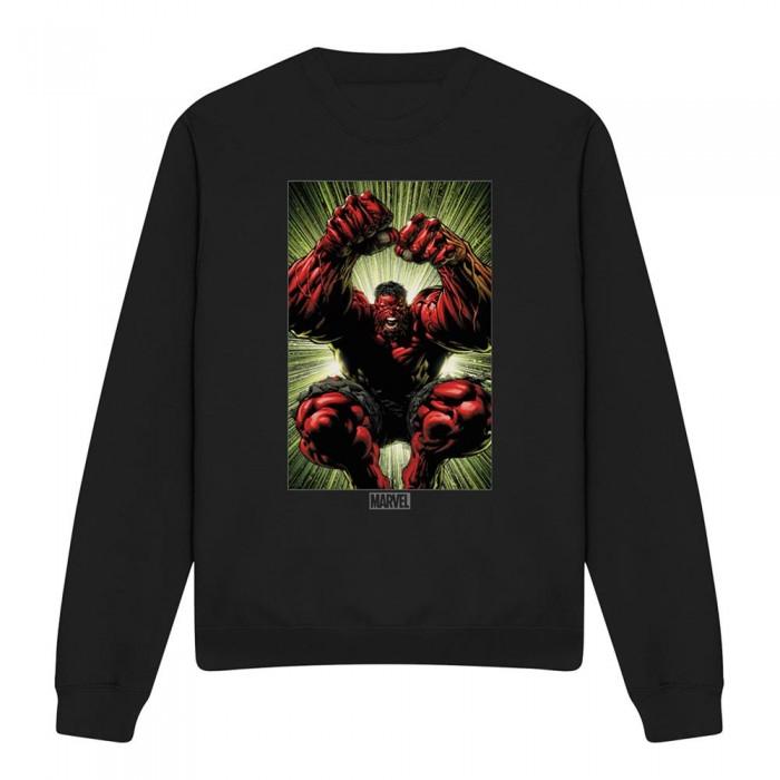 Marvel Unisex Adult Red Hulk Attack Sweatshirt