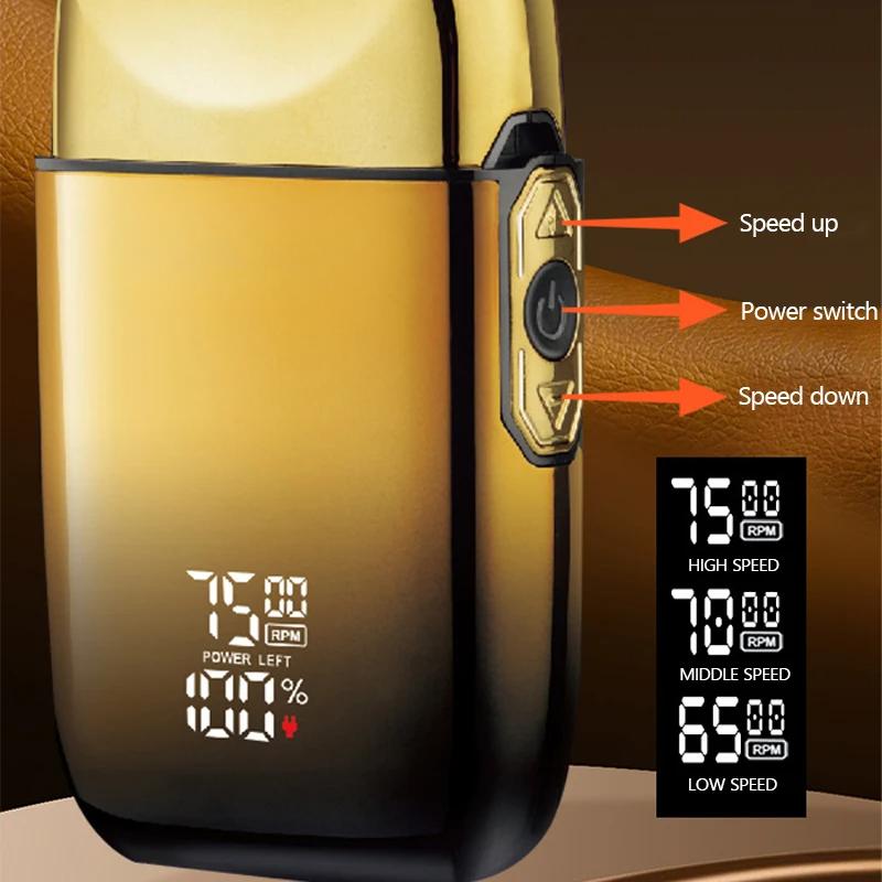 Electric Shaver Hair Rechargeable Beard Foil Razor For Men Bald Head Shaving for Men Machine