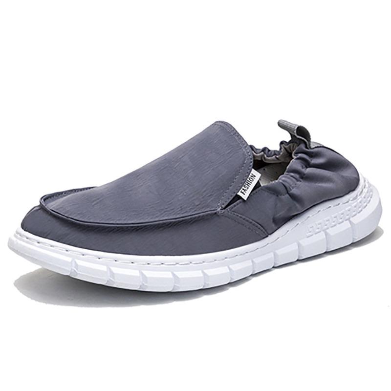 Men's old Beijing cloth shoes summer flat-soled casual shoes men's comfortable soft-soled canvas shoes