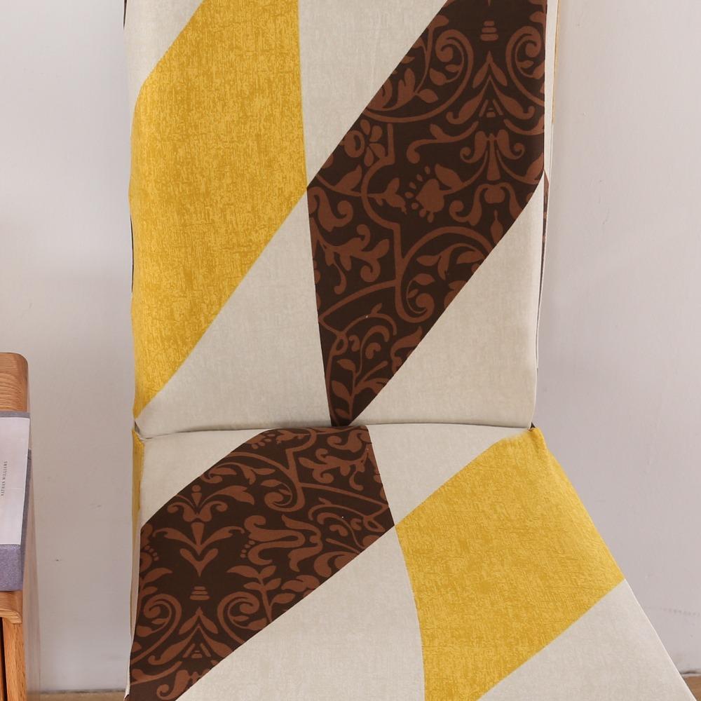 Stretch Chair Covers with Prints Modern Office Chair Slipcovers Elastic Spandex Seat Covers for Home Decor