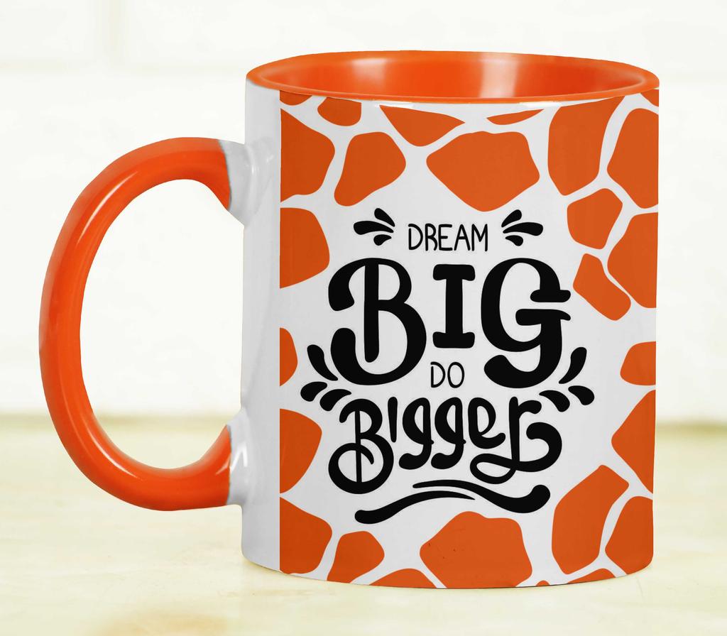 Inkdotpot Dream Big Do Bigger  11 Oz  Ceramic Coffee  Mugs  Inspirational Gift For Nature