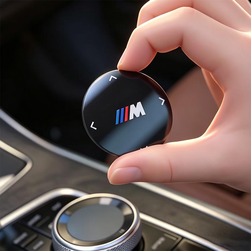 Car Multimedia Knob Button Cover Sticker For BMW MINI 5 Series G30 G32 6GT G20 F10 F30 G01 G02 G05 G06 G07 G11 F15 3GT X3 X4 X5 cysh69