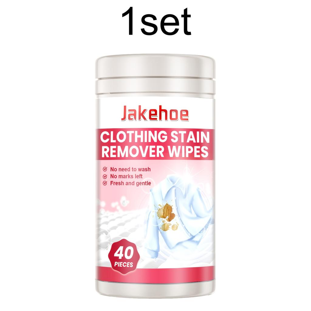 Gentle Laundry Stain Remover Wipes Quick Dissolving Formula for Clothes Portable Cleaning Wipes for Home Office Travel Daily Use No Damage To Fabric