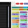 Daily Classroom Calendar Scheduling Pocket Chart with Schedule for Preschool