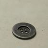 10pcs Distressed Metal Buttons 12/15/20mm Worn-out Old Metal Color 4-hole Buttons Clothing Sewing Accessories