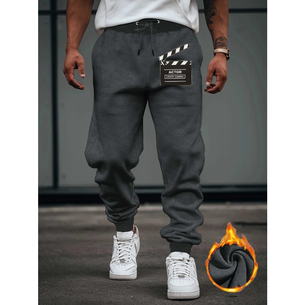 Mens Print Lounge Pants  New Style Autumn Winter  Male Fashion Streetwear Casual Sweatpants