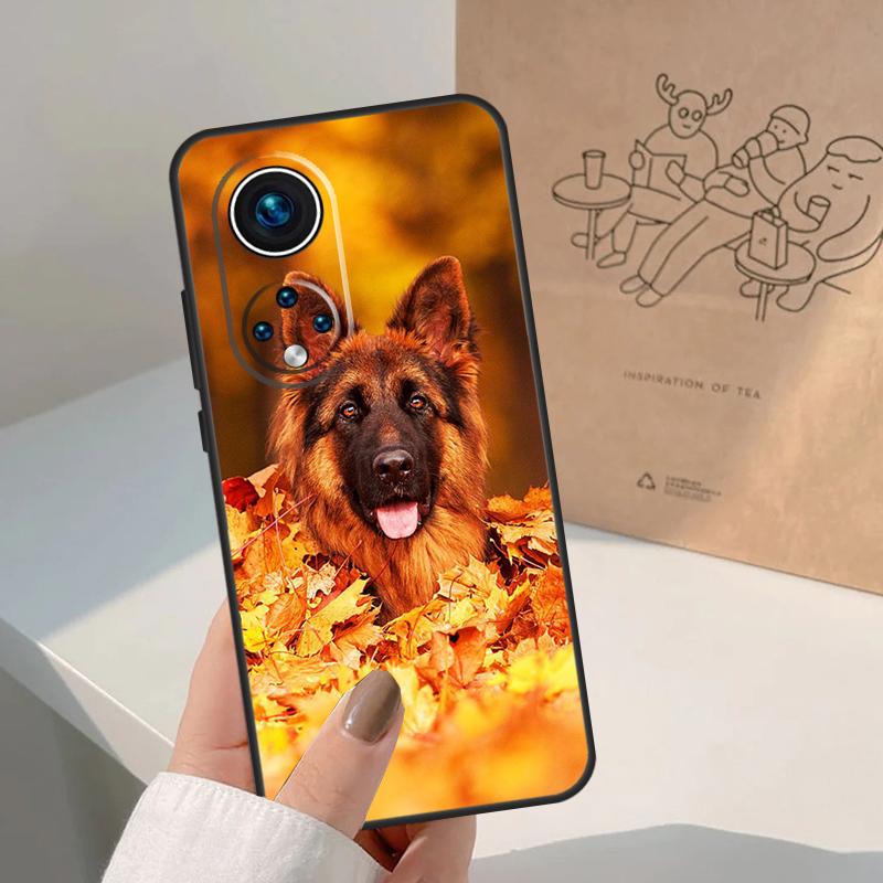 German Shepherd Dog For Honor Magic 8 5 6 7 Pro Case For Honor 400 200 Lite 50 70 90 X8c X8b X9a X9b X9c X9d Win