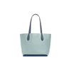 New COACH Kia Cow Leather Tote Bag Shopping Bag Handbag Shoulder Bag Women's Lake Blue & Multicolor CA097-B4MVX