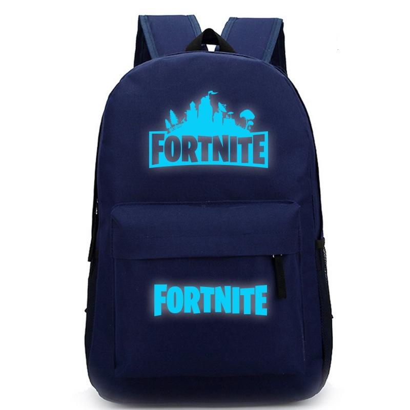 School Fortnite Bag Battle Royale Shoulder Luminous Boy Backpack Trendy Cool And