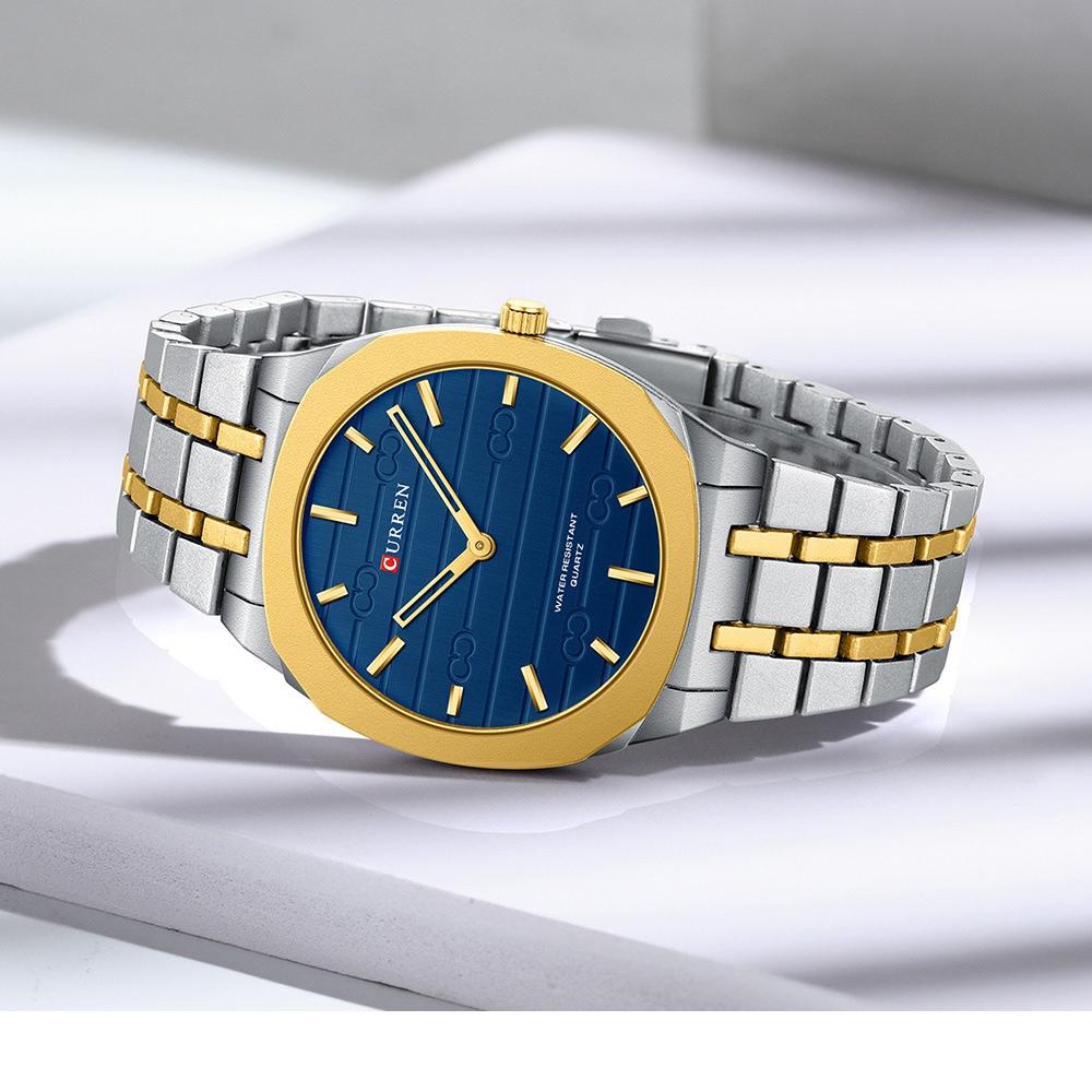 CURREN Fashion Brand Thin Quartz Watch Simple Personalized Colors Wristwatches Waterproof Clock