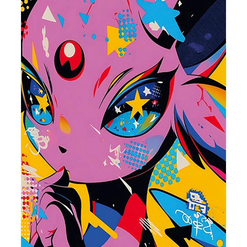 Pokemon Home Decoration Canvas Painting HD Anime Colorful Poster Figure Squirtle Gengar Pikachu Charmander Wall Art Picture Gift