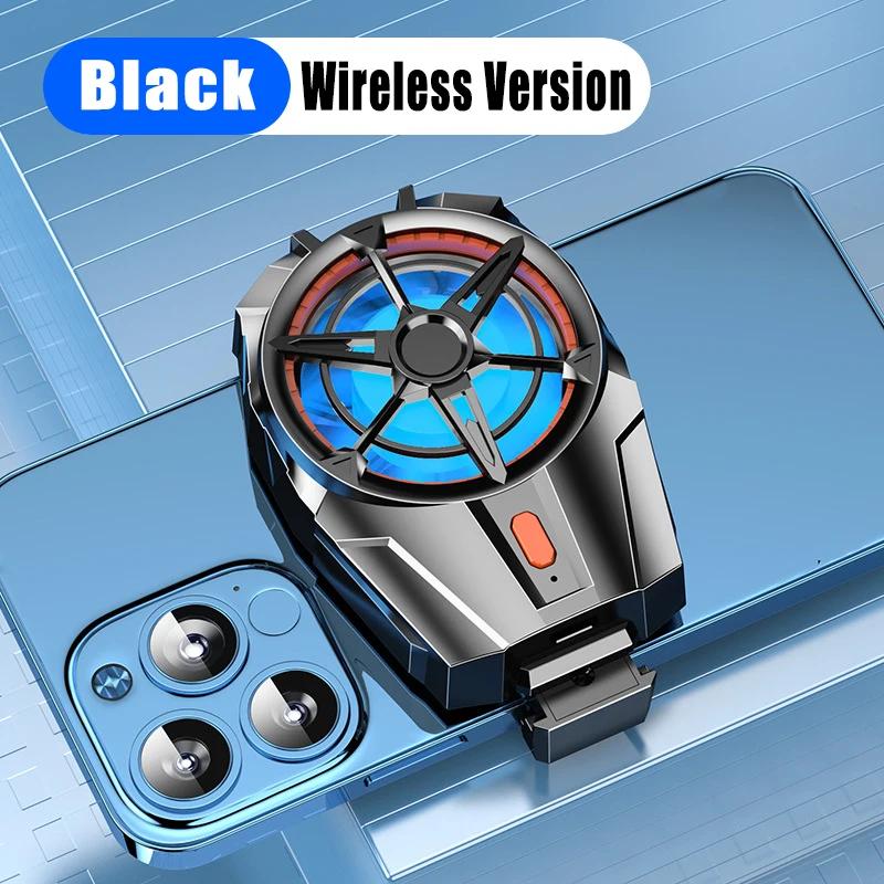 Neuer FS01 Handykühler 600mAh Dual-Lüfter Wiederaufladbarer Kühler Spielkühlung Rückclip Kabellos Stumm für Smartphones Universell