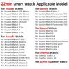 22mm Titanium Metal Band for Huawei Watch GT6Pro GT6 GT5/4 46mm Ultimate Luxury Rubber Strap For Amazfit Watch Balance Active 2