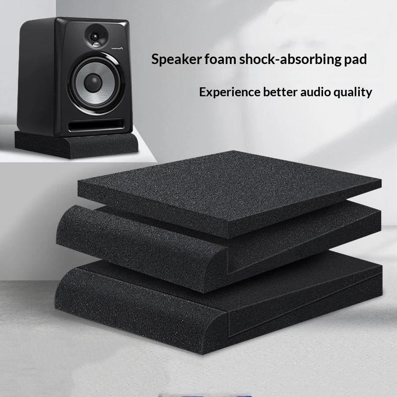 1 Juego 30X20X4.5Cm Espuma Acústica de Aislamiento de Alta Densidad Almohadillas Aislantes para Monitores de Estudio Altavoces Paneles Aislantes de Sonido
