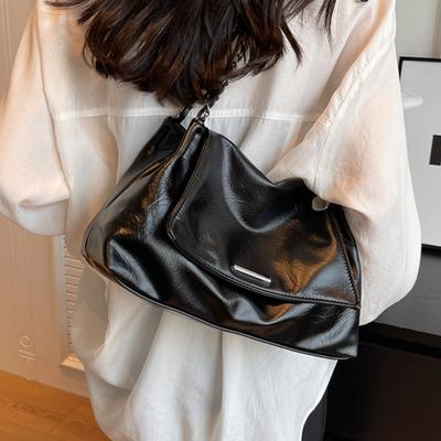 Casual Soft Tote Bag, Large-capacity Bag, Women's Popular, Versatile Chain Bag, Underarm Bag, Single-shoulder Bag