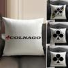 Racing C-Colnago Bicycle Logo Cushion Cover Summer Linen Organic Fabric Double-Sided Printing Sofa Pillow Case Home Decor