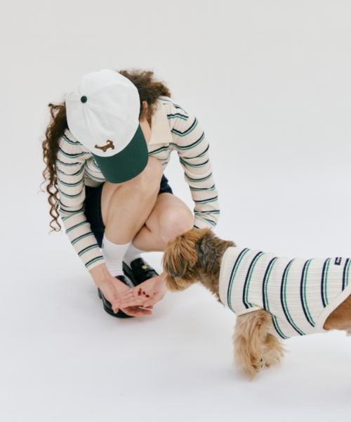 DEPOUND Puppy Embroidered Cap [Green]