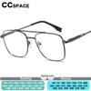 New Big Size Metal Prescription Glasses Men's Myopia Glasses Double Beam Eyeglass Frame Astigmatism Business Men Glasses