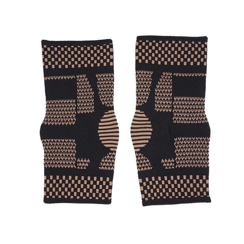 Druck-Kupferionen-Strick-Knöchelbandage - Atmungsaktive Unterstützung für Outdoor-Sportarten & Basketball