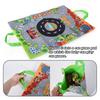 Soft Car Toy Set with Play Mat and 9 Vehicle for Toys Baby Early Education Toy Parent-child Interaction Sound Paper Rattle Toys