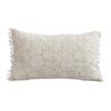 Pillowcase Floral Embroidery French Style Hidden Zipper Square Shape Living Room Bedroom