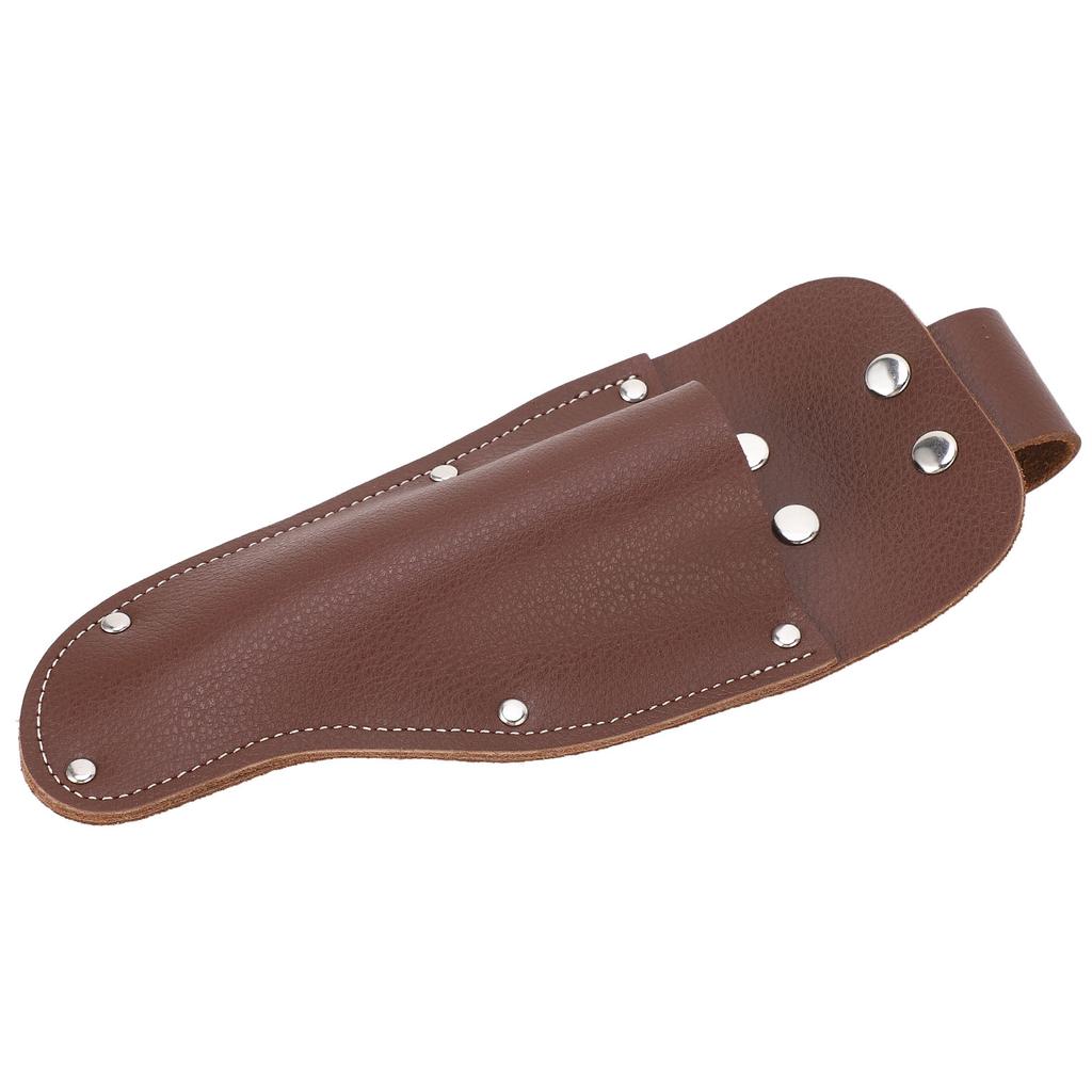 Pliers Holder Pruner Sheath Cowhide Belt Hanging Pouch for Gardening Pruning Shears Scissors Knives Coffee