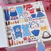 1book Dress Up Sticker Book for Girls Aged 3 To 6, Makeup Stickers for Girls, Children's Cross Dressing, Fashion Show Stickers